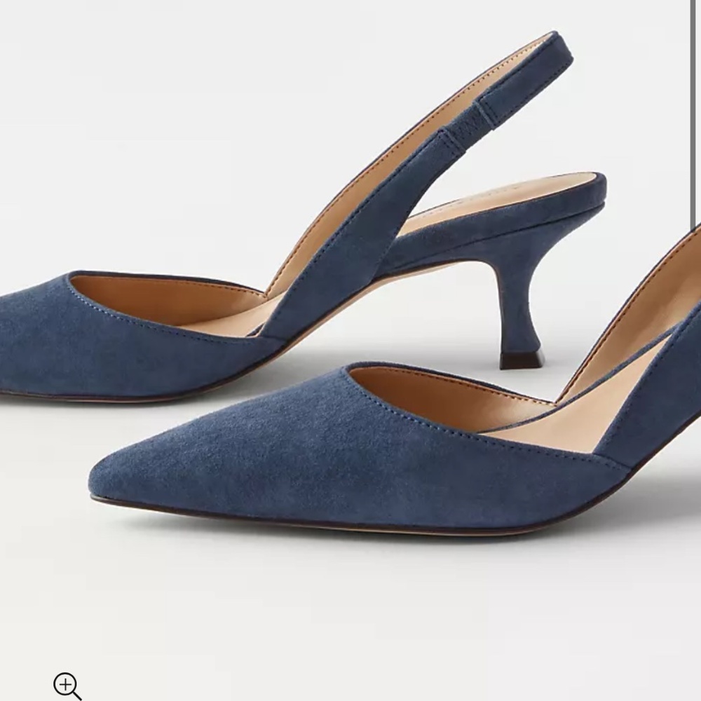 Ann Taylor Suede Sling Back Size 8